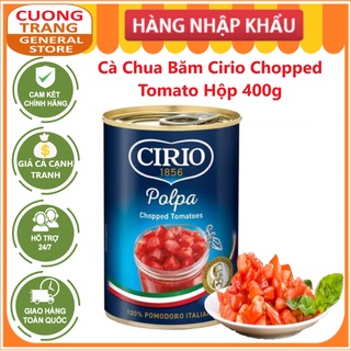 Cà chua băm cirio chopped tomato hộp 400g