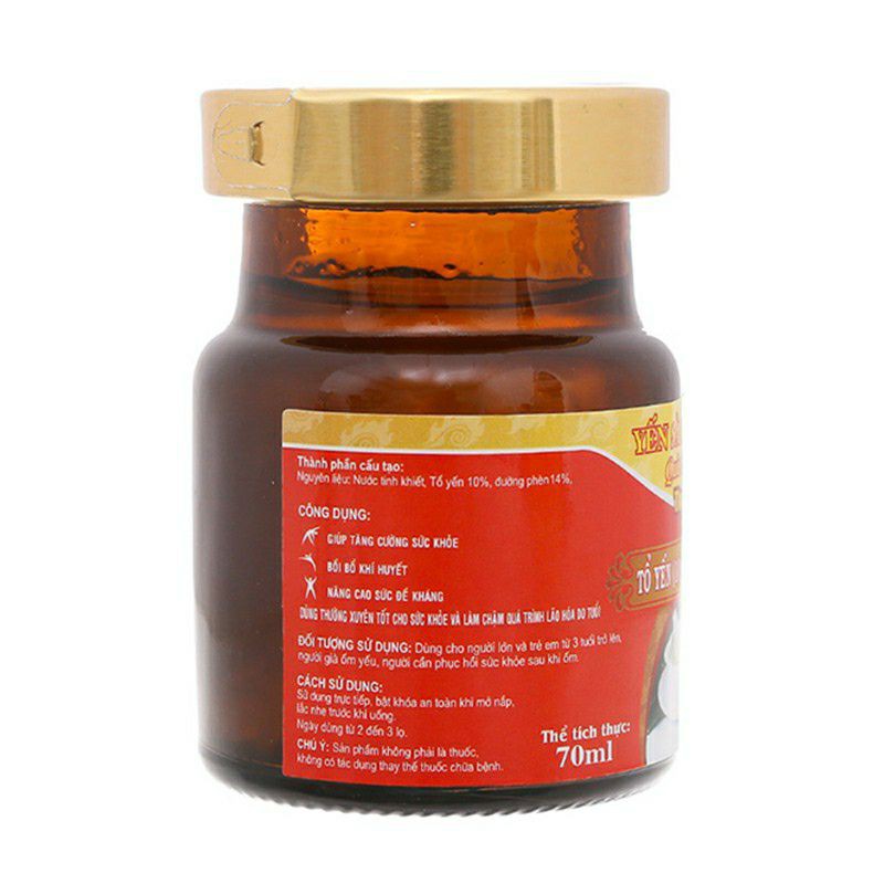 HỘP NƯỚC YẾN SÀO SÀI GÒN ANPHA 10% CÓ ĐƯỜNG 6 LỌ X 70ML