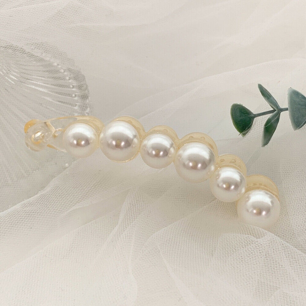 Kẹp Tóc Đính Ngọc Trai Xinh Xắn Cho Nữ