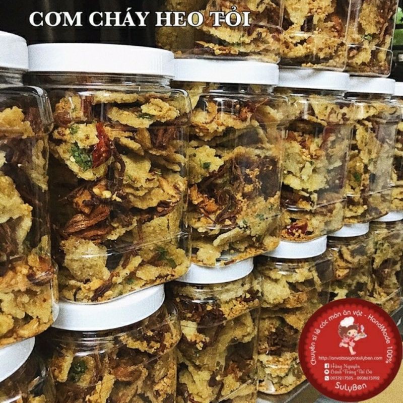 500gr cơm cháy lắc khô heo kèm sốt