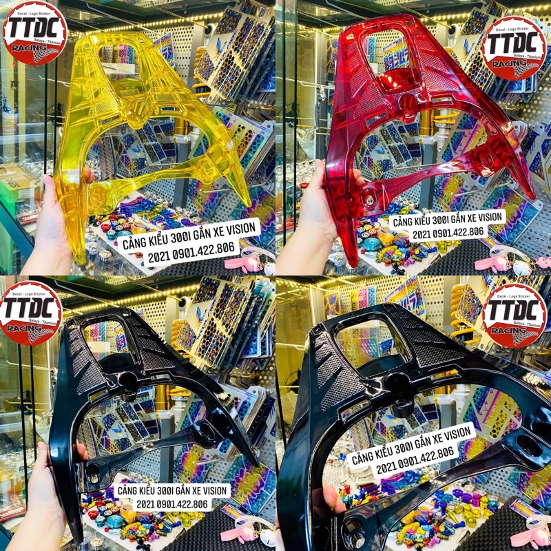 Cảng Vision 2021 mẫu sh300i trong suốt đủ màu