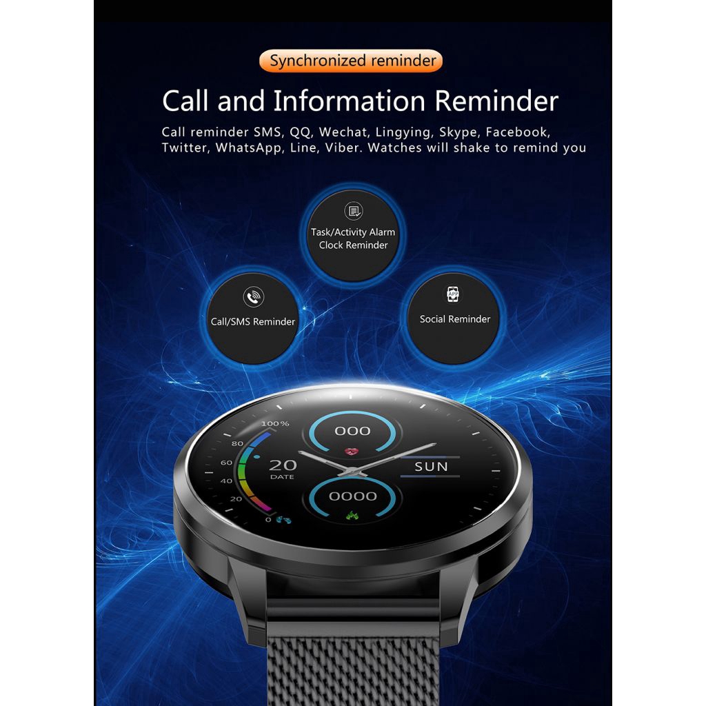 【COD】 D28 Smart Watch Ip67 Waterproof Bracelet Heart Rate Monitor Exercise Tracker sport