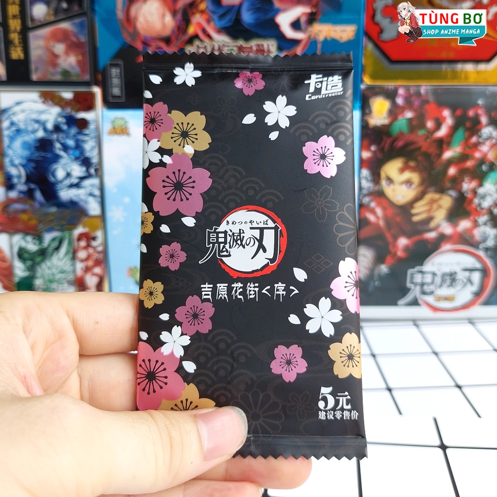 Set 5 Thẻ Nhân Phẩm Anime Kimetsu no Yaiba