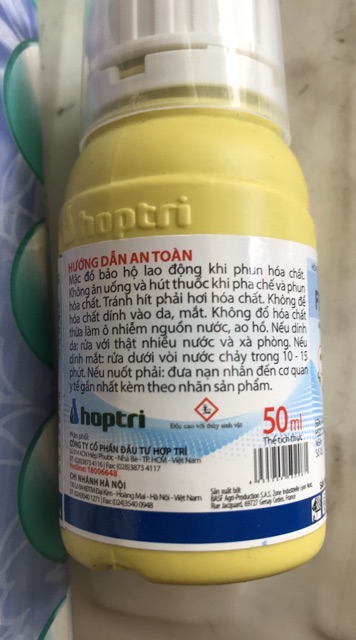 Thuốc đặc trị côn trùng - ruồi - muỗi - kiến - gián - cuốn chiếu : Fendona - lọ 50ml.