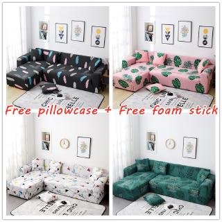 (Miễn Phí Vỏ Gối) Tấm Phủ Ghế Sofa Hình Chữ L