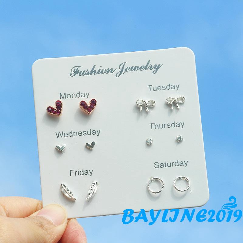 Khuyên tai hình bông hoa đính đá phong cách thanh lịch dành cho nữ