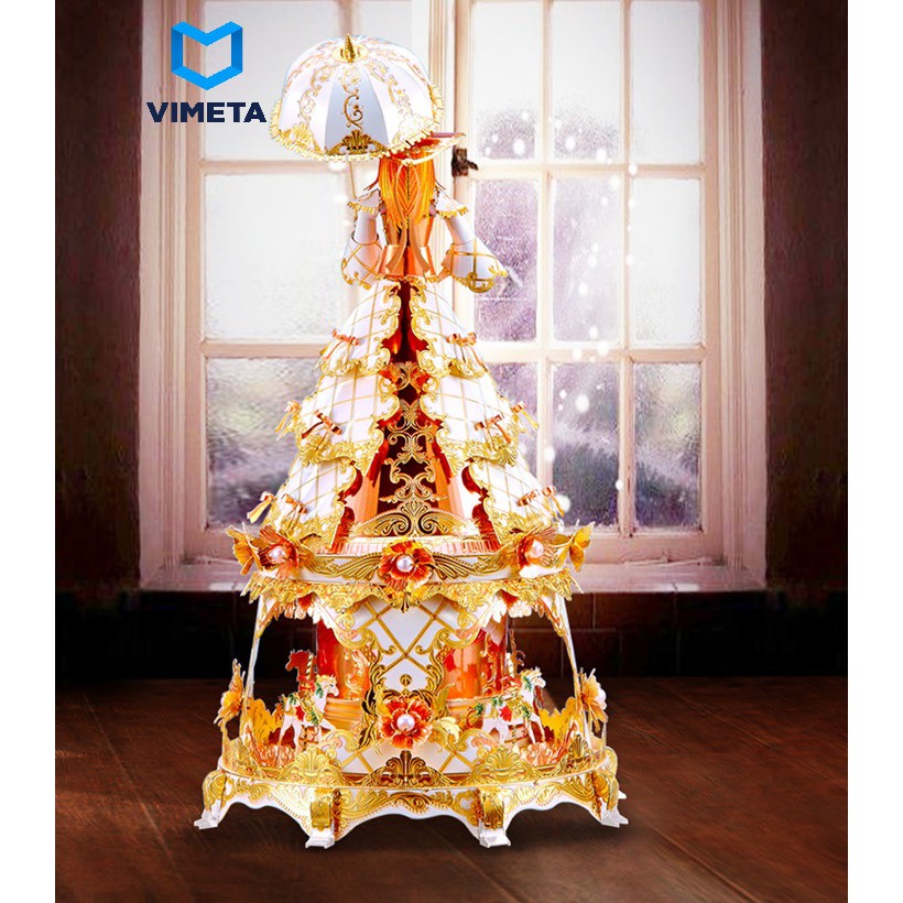 Mô Hình Kim Loại Lắp Ráp 3D Piececool Công Chúa  Jasmine