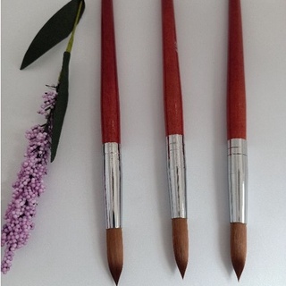 Cây Cọ đắp móng bột, cán gỗ Size số 16