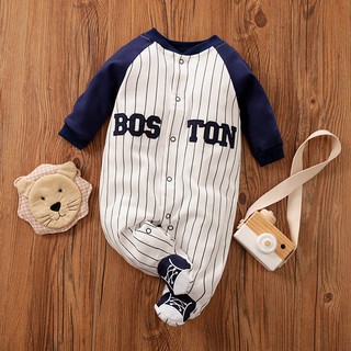 Jumpsuit cotton dài tay cho bé sơ sinh