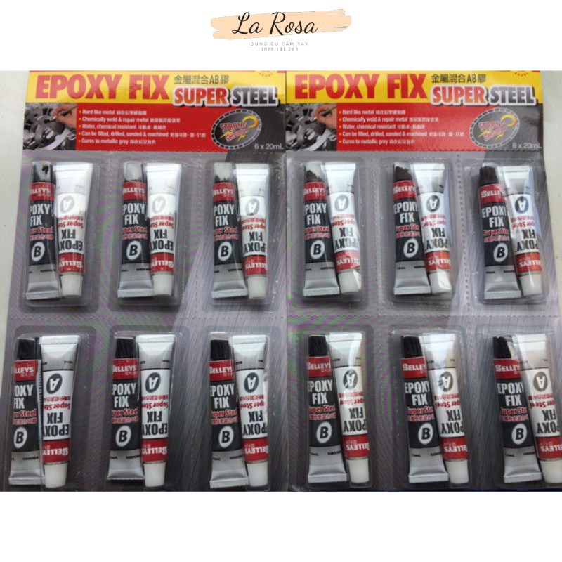 Keo gắn sắt 2 thành phần epoxy