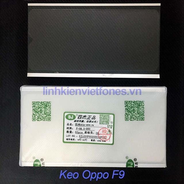 5 miếng Keo OCA SJ Oppo A3S , F5, F7, F9, F11 pro