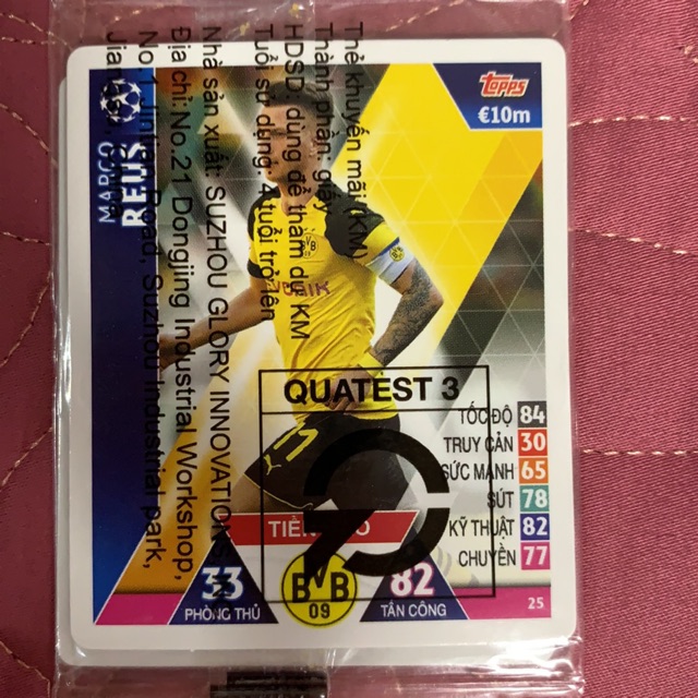 Thẻ cầu thủ Poca - Đội bóng trong mơ