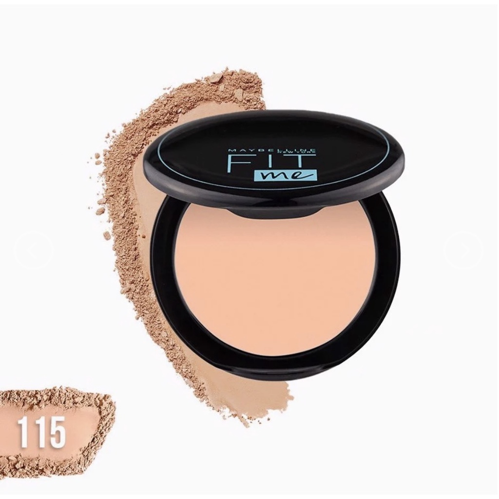 PHẤN NỀN KIỀM DẦU CHỐNG NẮNG 12H MAYBELLINE FIT ME MATTE+PORELESS POWDER SPF28 PA+++