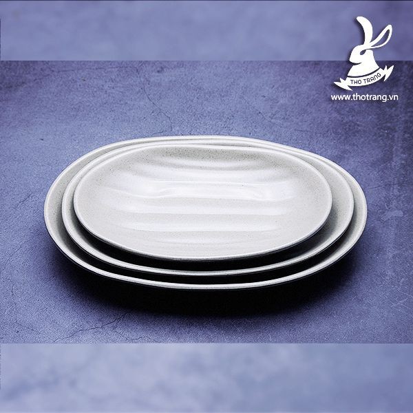 Dĩa Xoài Sâu Sọc 9 Nâu Nhựa Melamine Đài Loan - Chính Hãng