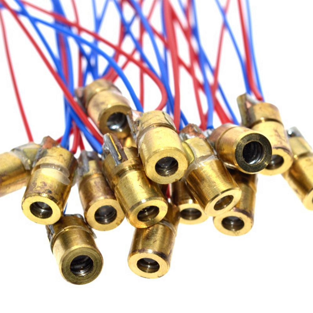 Bộ 1 / 3 / 5 / 10 module đèn laser mini 650nm 6mm 3 / 5v chuyên nghiệp