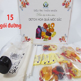 Detox hoa quả Mộc Sắc,cao cấp,lành tính,trà hoa quả sấy khô, thanh lọc,giảm cân,giảm mụn,đẹp da,vị thanh mát dễ uống,