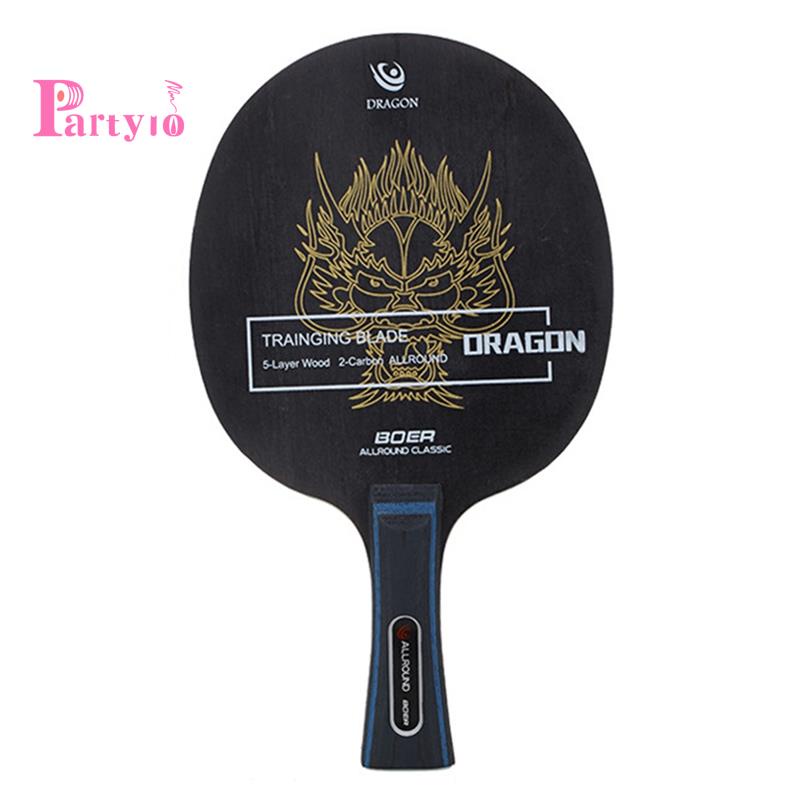 Vợt bóng bàn 7 lớp bằng sợi carbon gọn nhẹ tay cầm dài