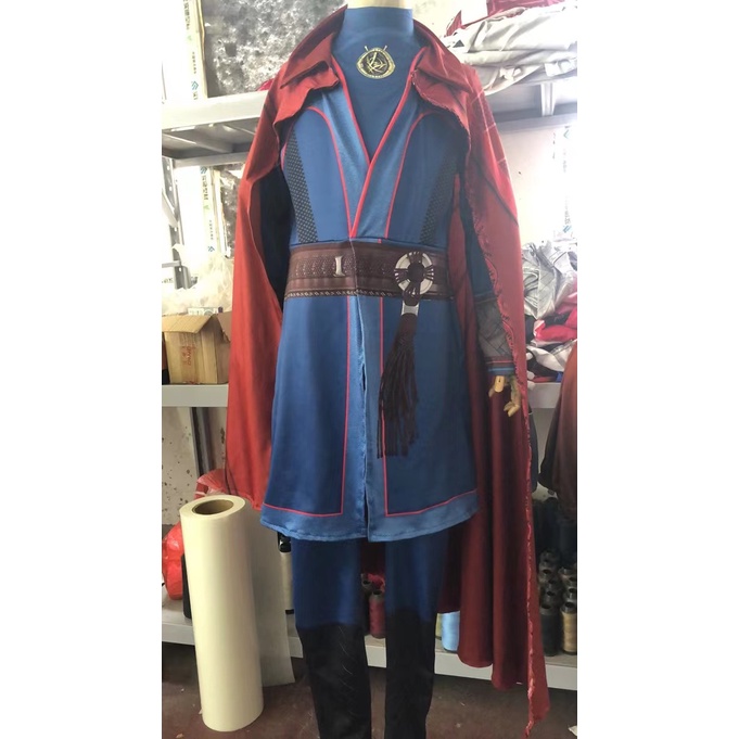 Dr. Strange 2 Cosplay Bộ Áo Choàng Kèm Tóc Giả Doctor Strange In the Multiverse of Madness