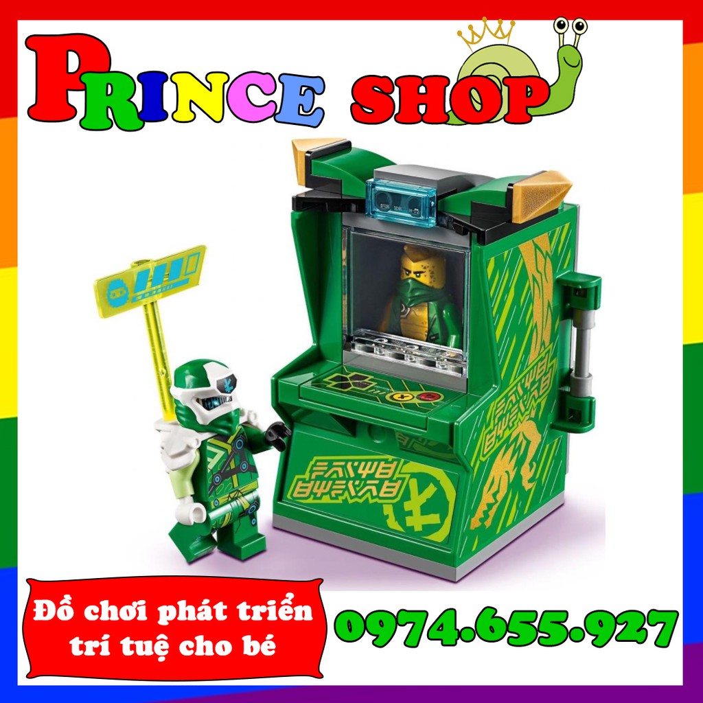 Bộ xếp hình ninjago ss12 - Máy chơi game của Lloyd (Lloyd Avatar - Arcade Pod) - Lari 11481 (71716)