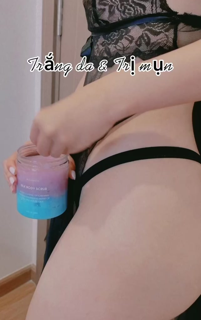 Tẩy Da Chết Silk Body Scrub Be.Cosmetic Làm Sạch Da Chết, Dưỡng Trắng Toàn Thân, Giảm Mụn Mờ Thâm, Giảm Thâm Mông | BigBuy360 - bigbuy360.vn