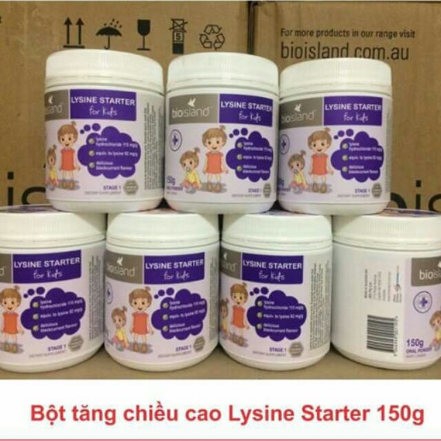 Phát triển chiều cao cho bé lysine