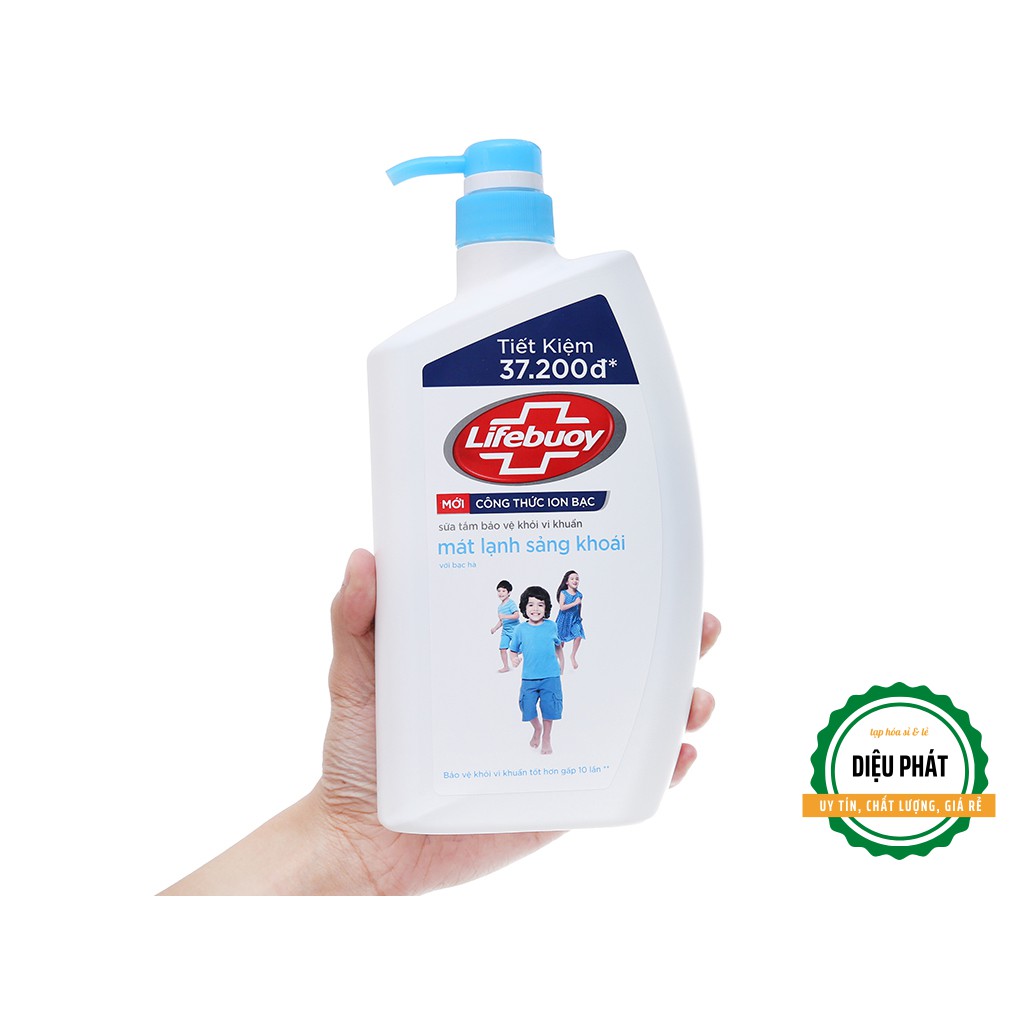 ⚡️ Sữa Tắm Bảo Vệ Khỏi Vi Khuẩn Lifebuoy Mát Lạnh Sảng Khoái 833ml