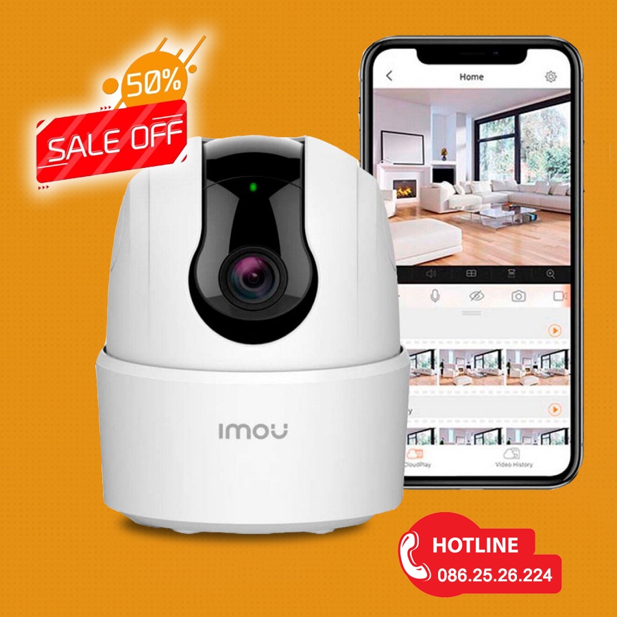 Camera IP Imou Ranger 2-A22EP-chuẩn H.265 DSS (BH 2 năm)