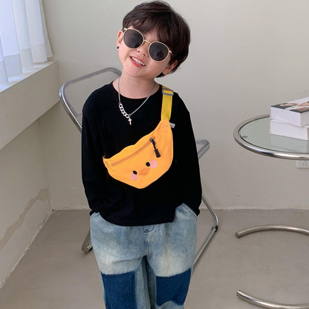 Túi đeo chéo hình vịt vàng dễ thương có thể điều chỉnh dành cho bé