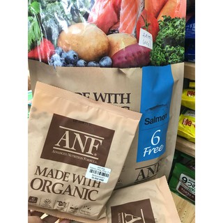 Thức Ăn Hạt Cho Chó Làm Từ Cá Hồi ANF (6 Free Organic Salmon)_Túi nhỏ 400gr