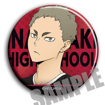 Combo 8 huy hiệu cài áo IN HÌNH Haikyuu!! Vua bóng chuyền ver red anime chibi dễ thương