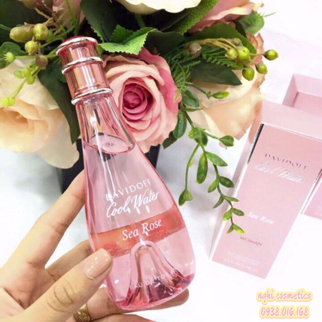 Nước hoa nữ davidoff cool water sea rose 100ml