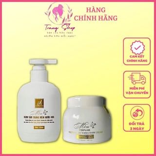 Combo kem body mềm & kem tắm mềm làm trắng da a cosmetics