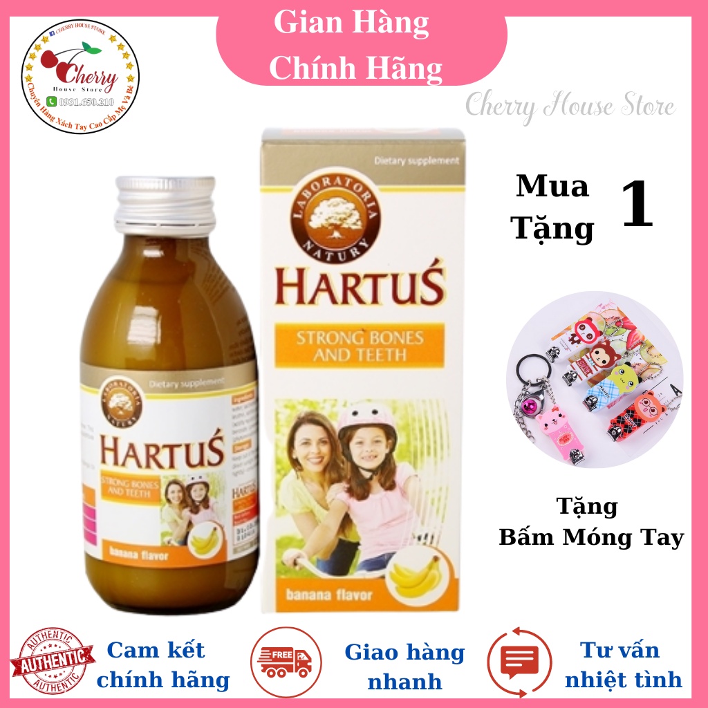 { Kèm quà tặng} Canxi Hartus - Bổ sung canxi cho bé từ 4 tháng tuổi