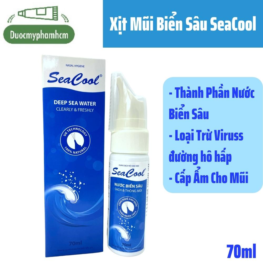 Nước biển sâu Seacool Bạc hà - nước xịt thông mũi 70ml