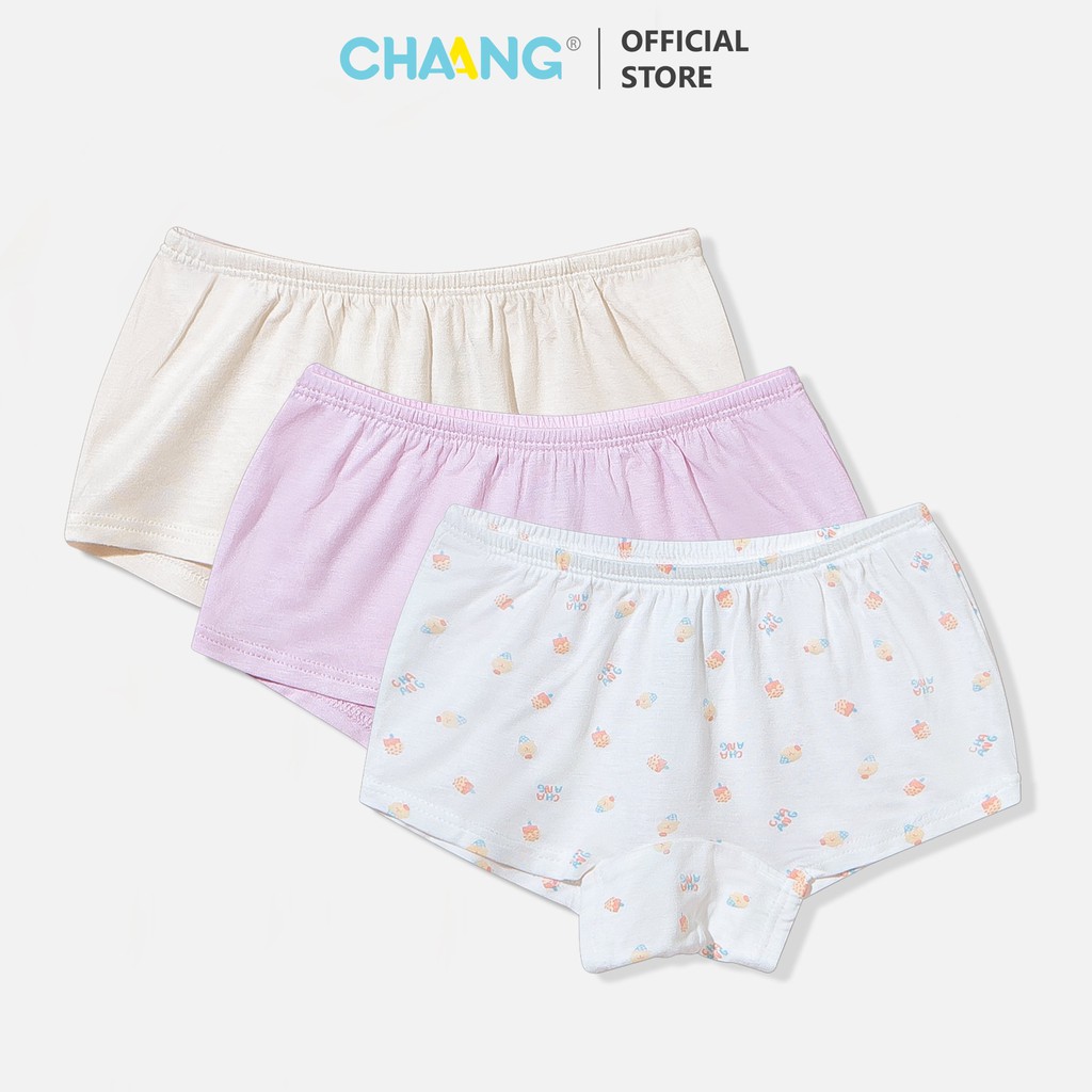 Set quần chip bé gái CHAANG summer hồng