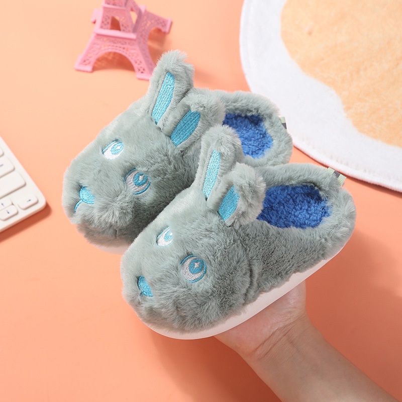 (TH32) Dép Bông Đi Trong Nhà Cho Bé, Dép Mùa Đông Trẻ Em