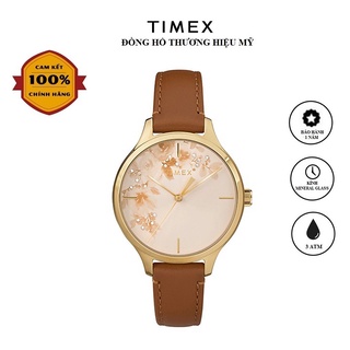 Đồng hồ Nữ Timex Crystal Bloom 36mm - TW2R66900 Dây Da - Chính Hãng