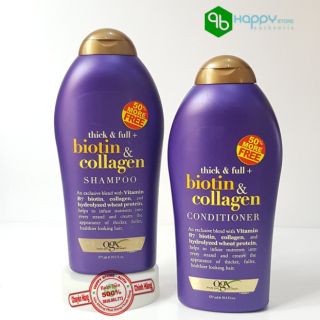 Ogx thick and full biotin and collagen ,577ml từ mỹ