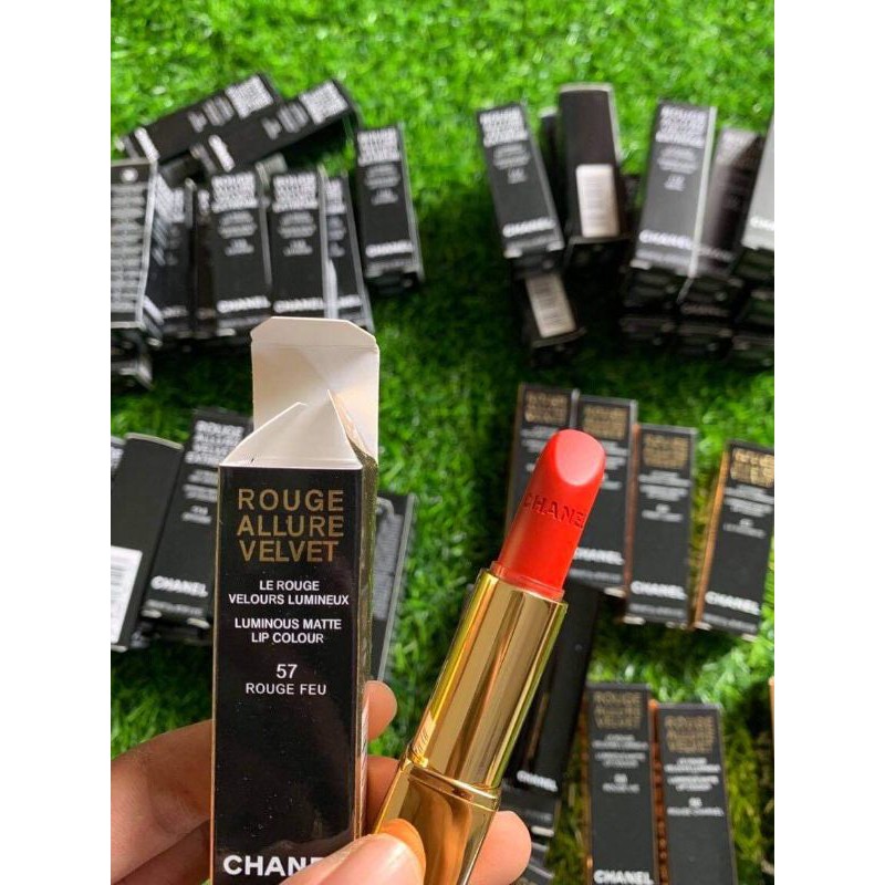 Son Chanel màu 57 Rouge Feu Đỏ cam {chuẩn auth} | BigBuy360 - bigbuy360.vn