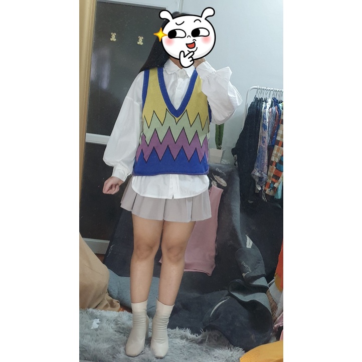 Áo len gile hàn