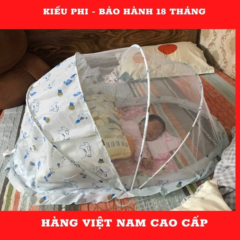 Màn chụp gấp gọn tự bung chống muỗi cho bé báo hành 18 tháng