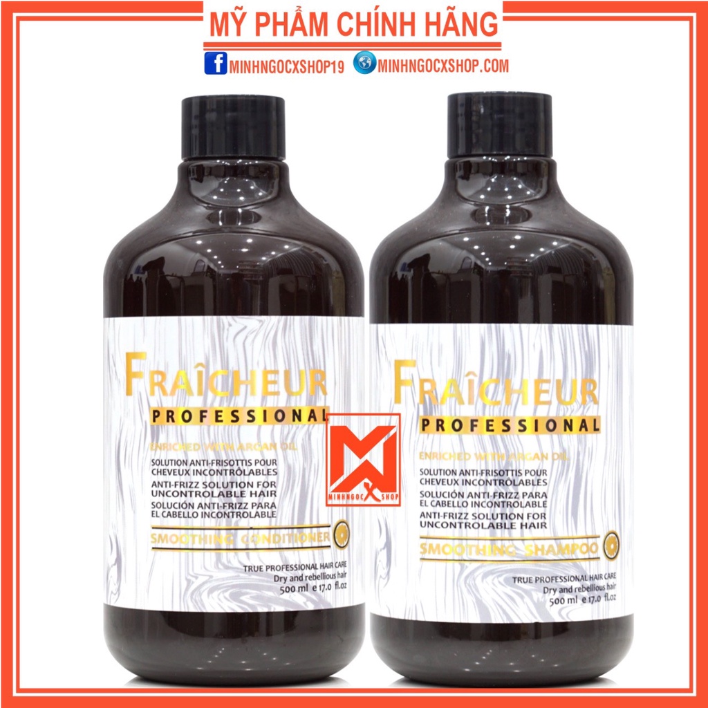 Dầu gội xả siêu mượt FRAICHEUR SMOOTHING 500ml chính hãng