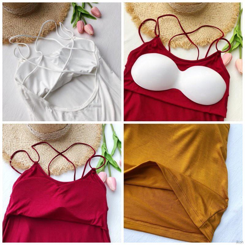 Áo thun không tay thiết kế thời trang quyến rũ cho nữ