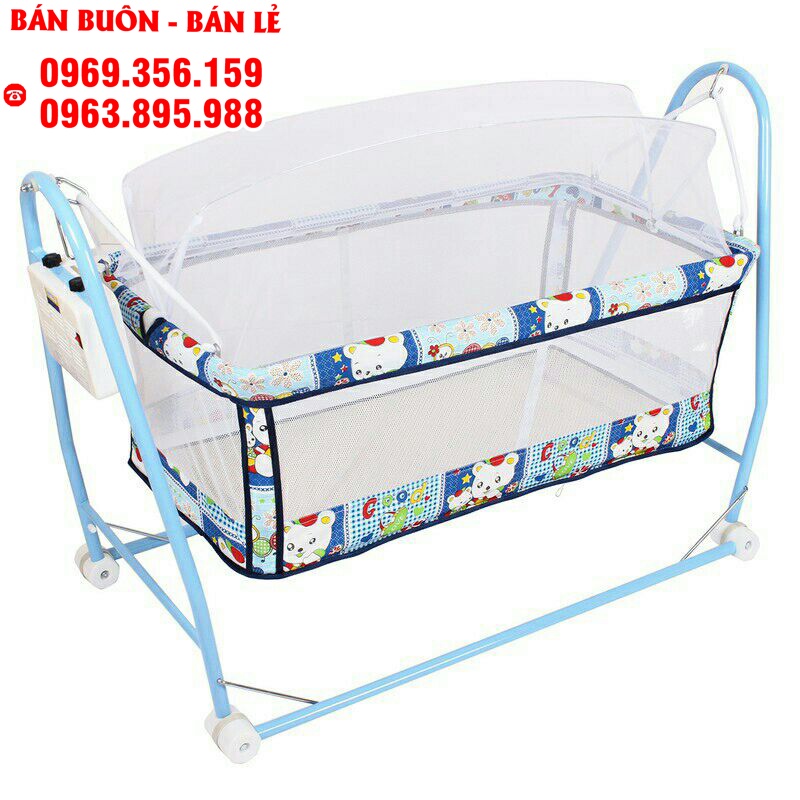 NÔI + VÕNG  2TRONG 1  TẶNG  KÈM  MÀN  CHỐNG  MUỖI  CHO BÉ
