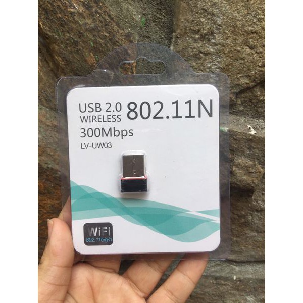 Usb thu sóng wifi cho PC ,máy tính bàn , laptop - USB thu Wifi 802.11 - cắm là nhận