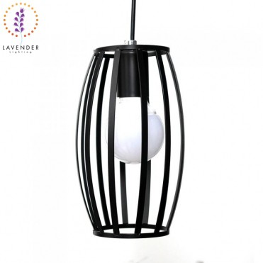 Đèn thả nghệ thuật lồng sắt hình