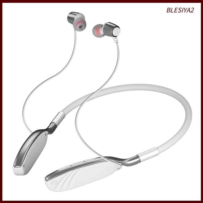 [BLESIYA2] Bluetooth Headphones, V5.0 Wireless Neckband Headphones for Online Teaching, Headset Noise Cancelling with Mic