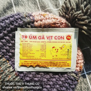 Úm gà con, úm vịt con 10g: Giai đoạn từ lúc mới nở đến 30 ngày tuổi