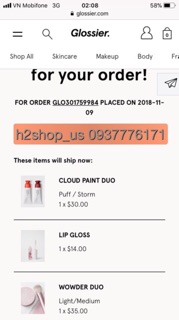 [Bill Mỹ ] Phấn phủ wowder Glossier