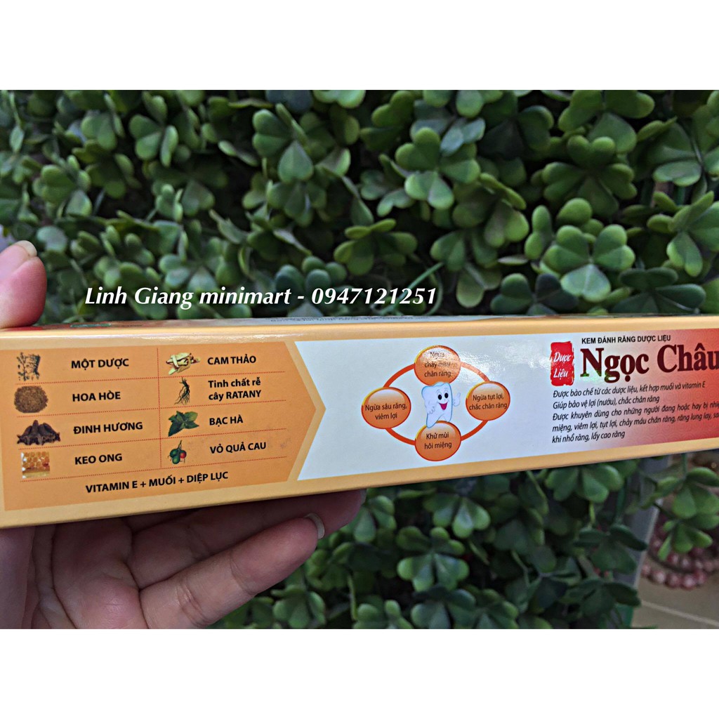 Kem đánh răng Ngọc châu dược liệu giúp bảo vệ lợi giúp răng chắc khỏe